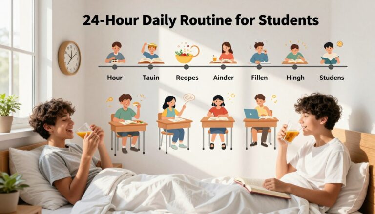 24-Hour Daily Routine for Students