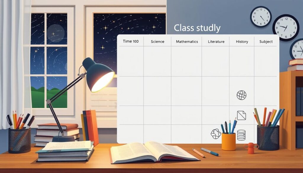daily time table for class 12 students